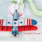 Happy Fathers Day Plane Pop Up Card