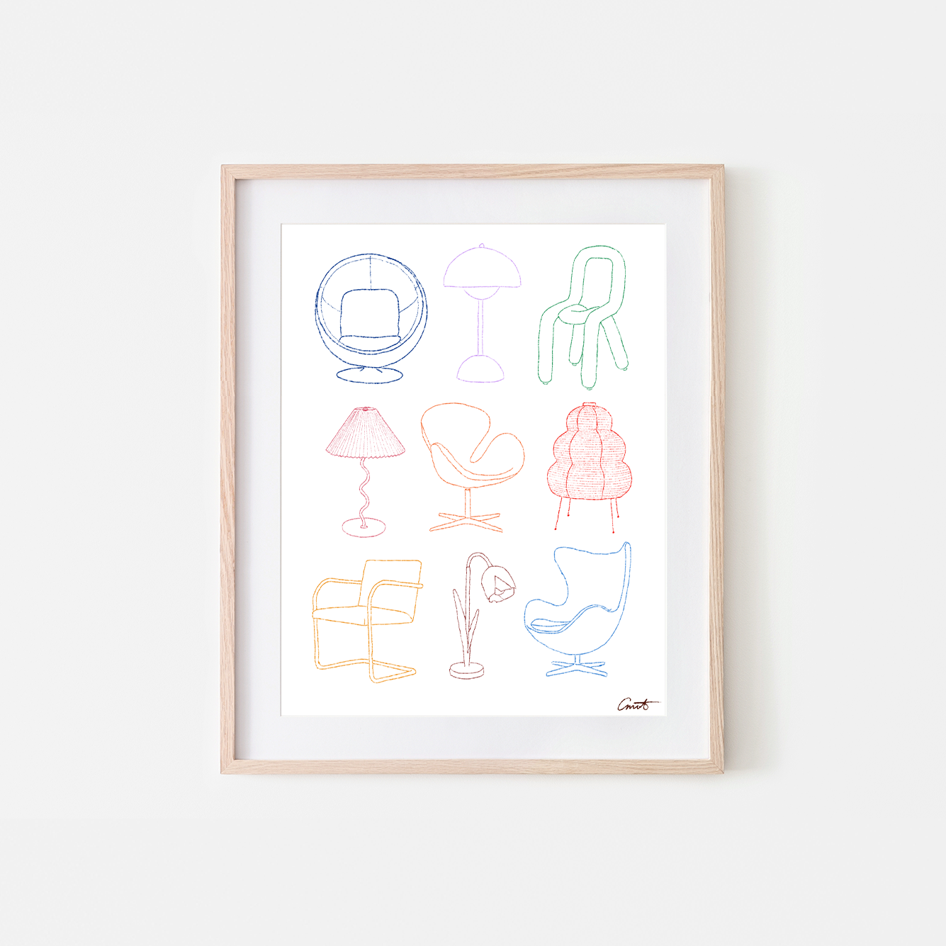 Favorite Designs Art Print