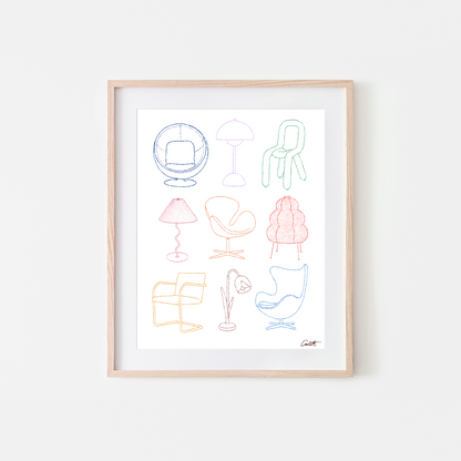 Favorite Designs Art Print