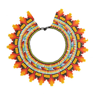 Embera Necklace Collar Flame