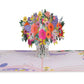 Floral Arrangement Pop Up Card