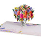 Floral Arrangement Pop Up Card