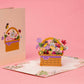 Flower Basket Pop Up Card