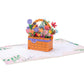 Flower Basket Pop Up Card