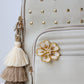 Pearl Hibiscus Floral Pin
