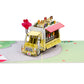 Flower Truck Pop Up Card