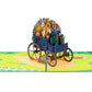 Flower Wagon Pop Up Card