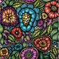 Flowers 72 Piece Pocket Jigsaw Puzzle Curiosi