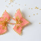 Flower Carnation Embera Earrings