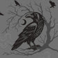 Midnight Crow Crew Socks
