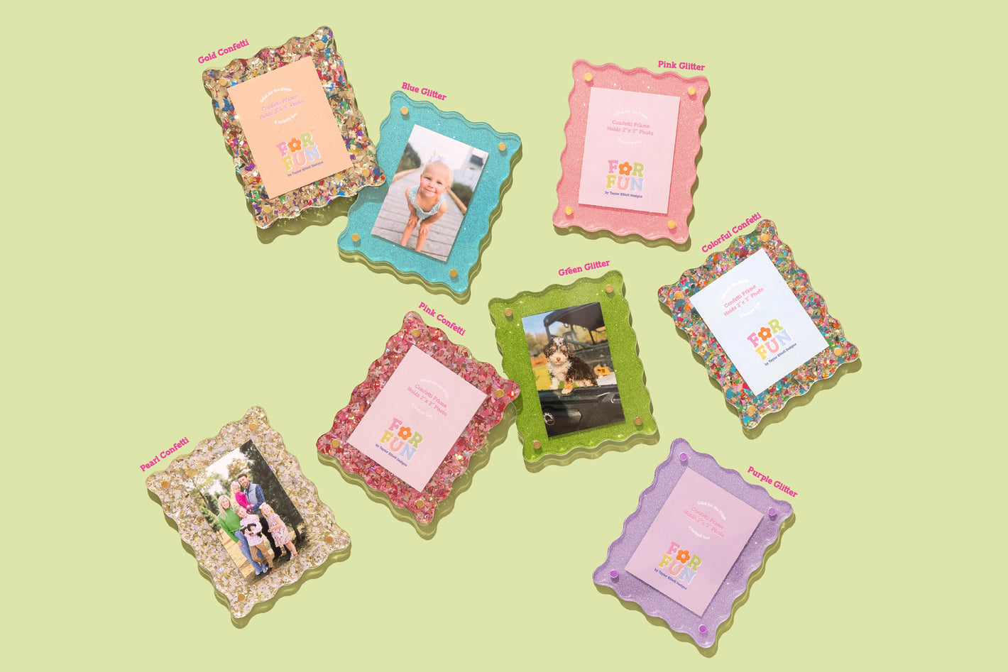 For Fun - Magnetic Frames (8 Colors)