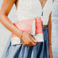 Coral Champagne Clutch