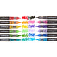Acrylic Paint Brush Tip Pens - 12 Classic Colors