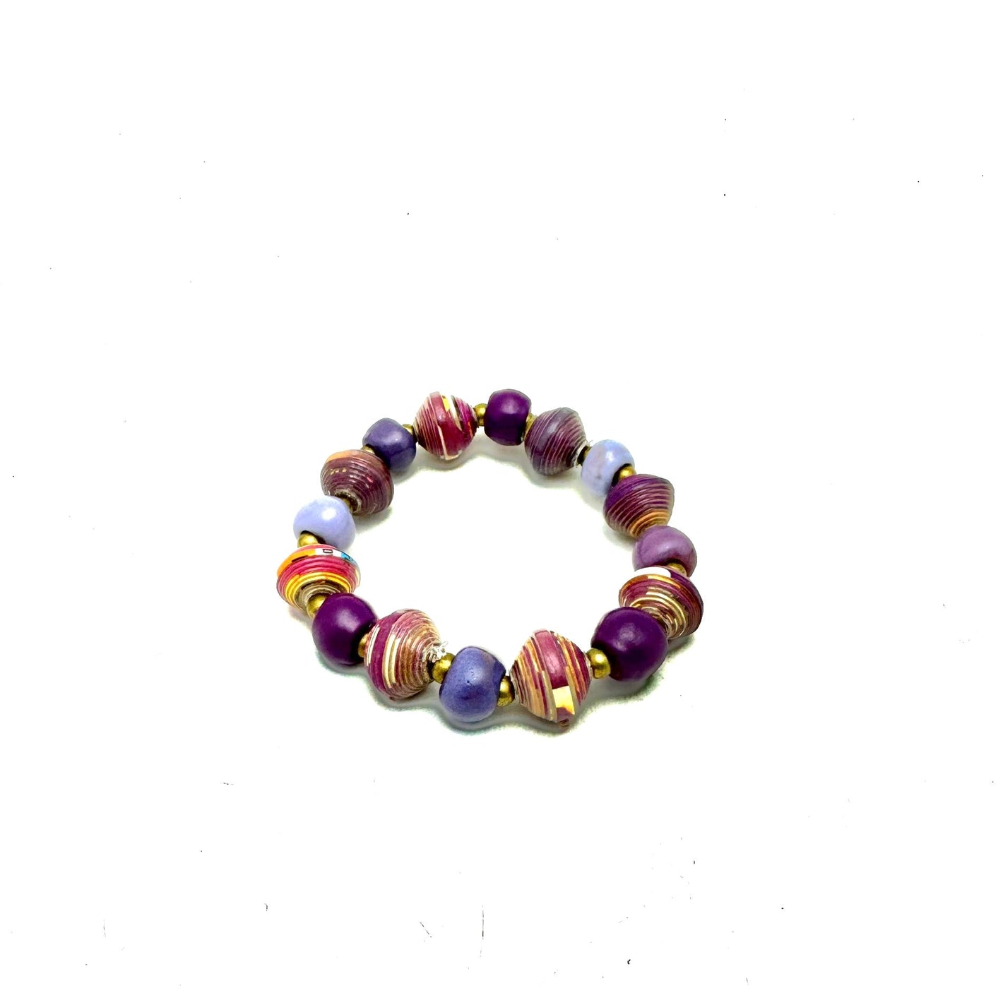 Purple Haitian Signature Bracelet