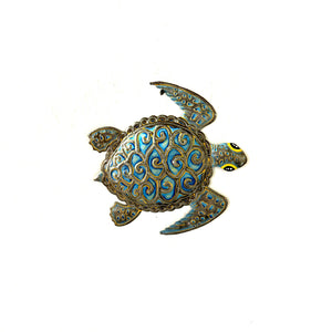 Medium Orilien Turtle- Blue