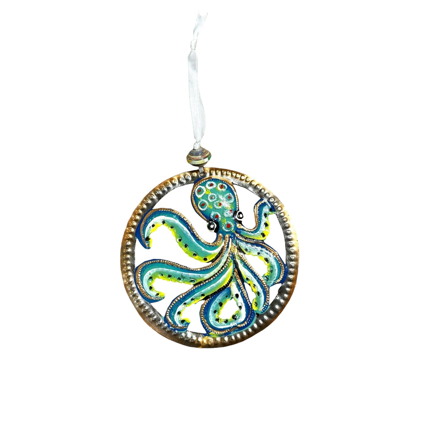 Round Octopus Ornament