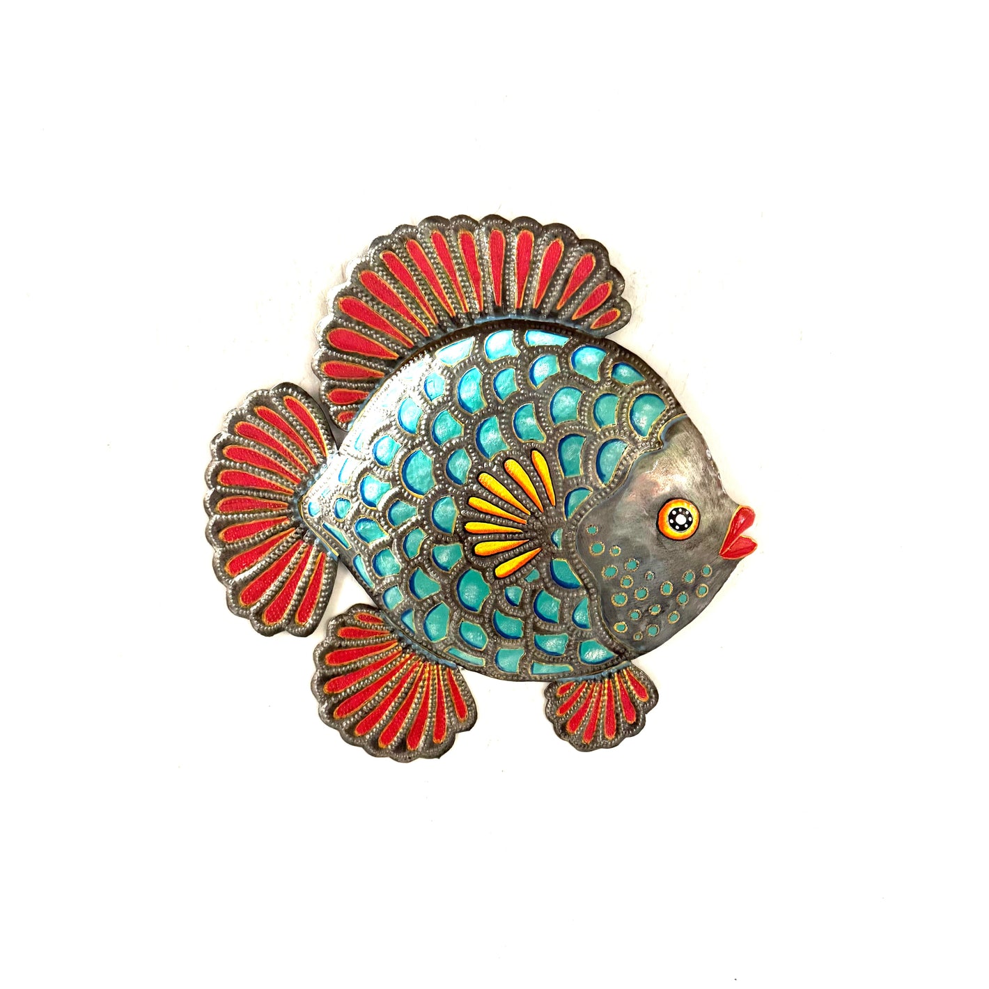Medium Orilien Fish- Pink & Blue