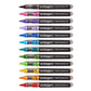 Acrylic Paint Brush Tip Pens - 12 Classic Colors