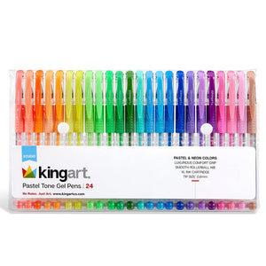 Gel Pens 24 Pastel Tone Colors