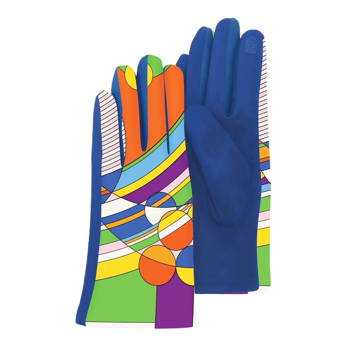 Frank Lloyd Wright March Balloons Womens Touch Screen Gloves - One Size Fits All