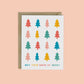 RAINBOW TREES HOLIDAY CARD