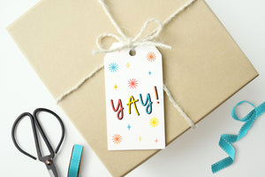 YAY! Congratulations Gift Tags, Set of 10