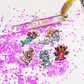 Gender Reveal Girl Glitter and Sticker Surprise