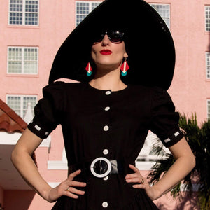 Primary Art Deco Earrings