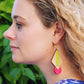Neon Art Deco Earrings