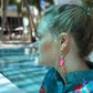 Neon Flamingo Hoops