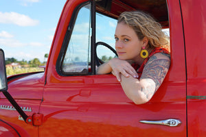 Sunflower Dangle Earrings