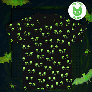Adult Glow Cat T-shirt
