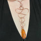 Glyphs Collar with Amber