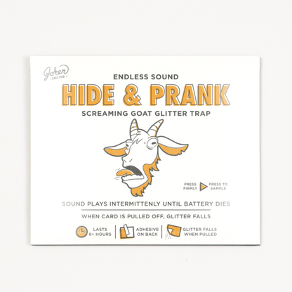 Hide & Prank Goat Glitter Trap