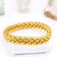 Rainbow or Gold Braided Thai Buddhist Temple Bracelets, Mantra Bangle, Sizes Available