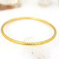 Thin Thai Buddhist Temple Bracelets, Rose Gold, Gold, Silver Mantra Bangle, Sizes Available