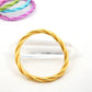 Twisted Thai Buddhist Temple Bracelets, Mantra Bangle, Kumlai, Colors & Sizes Available