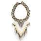 Embera Necklace Fringe Ink