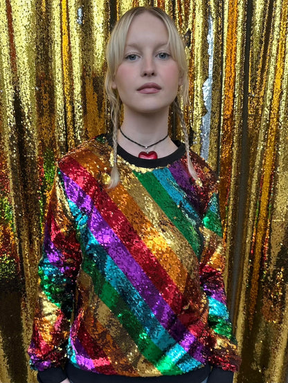 Any Old Iron Golden Rainbow Sweatshirt