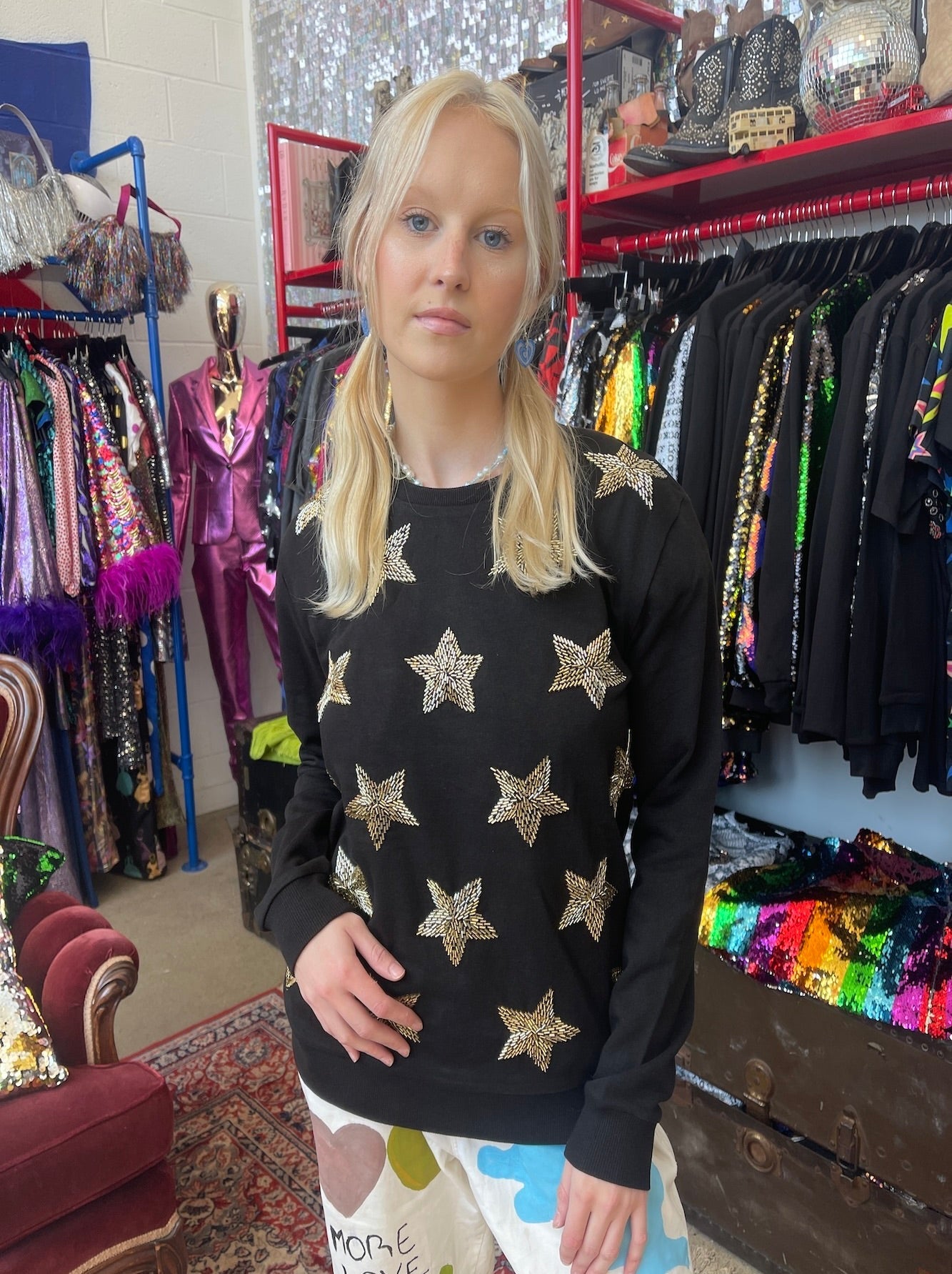 Any Old Iron Goldie Star Sweatshirt