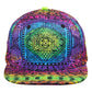 Chris Dyer Heavens Door Rainbow Snapback Hat