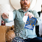 Endless Hanukkah Card with Glitter