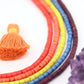 Bead Bundle: Harvest Moon Inspired Handmade Heishi Bone Beads, 4x3mm, 5 Strands & Colors, 400+ Beads