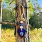 Heart Shape Wall Hanging Evil Eye Nazar Boncuk Mal De Ojo, Modern Boho Style Home Decor, Turkish Gift, Valentine's Day