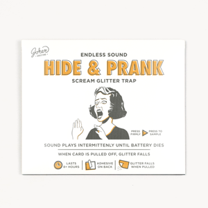 Hide and Prank Scream Glitter Trap