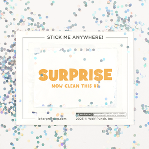 Hide and Prank Scream Glitter Trap