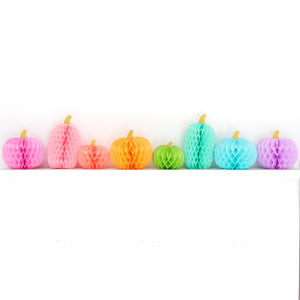 Honeycomb Rainbow Pumpkins
