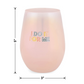 I Do It For Me Stemless Wine Glass in Purple | 20 Oz.
