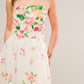 COME WHEN I CALL WOVEN MIDI DRESS