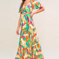 EXCEPTIONAL EXPRESSION WOVEN MAXI DRESS